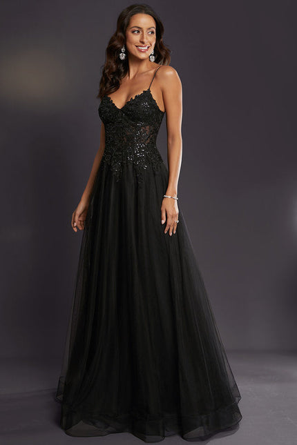 Robe de Soirée Céleste Fleurie - gallery 3