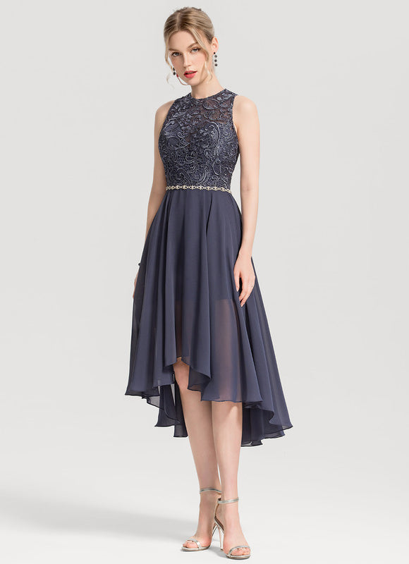 Robe de Soirée Chic Asymétrique Étoilé - gallery 2