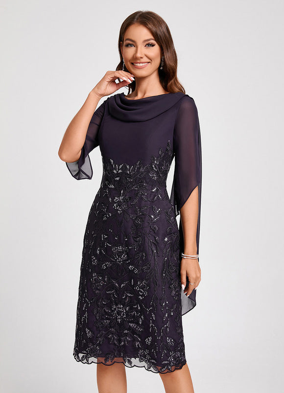 Robe de Soirée Élégance Satinée Nuit - gallery 6