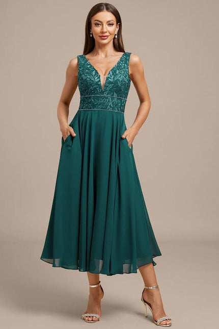Robe de Soirée Vaporeuse Chic - gallery 2