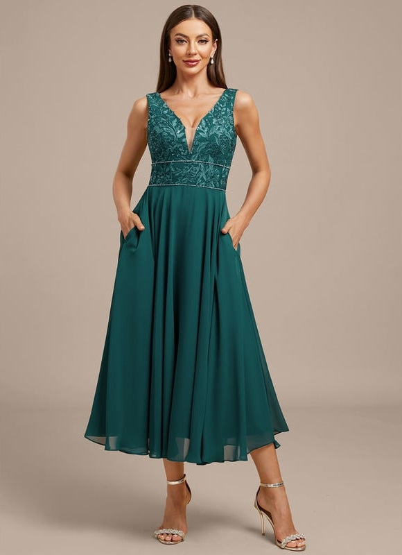 Robe de Soirée Vaporeuse Chic - gallery 2