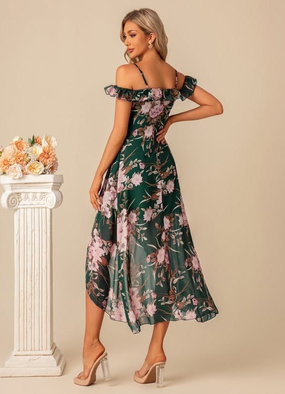 Robe de Soirée Florale Éthérée - gallery 5