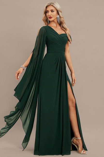 Robe de Soirée Col Évasé Élégance - gallery 4