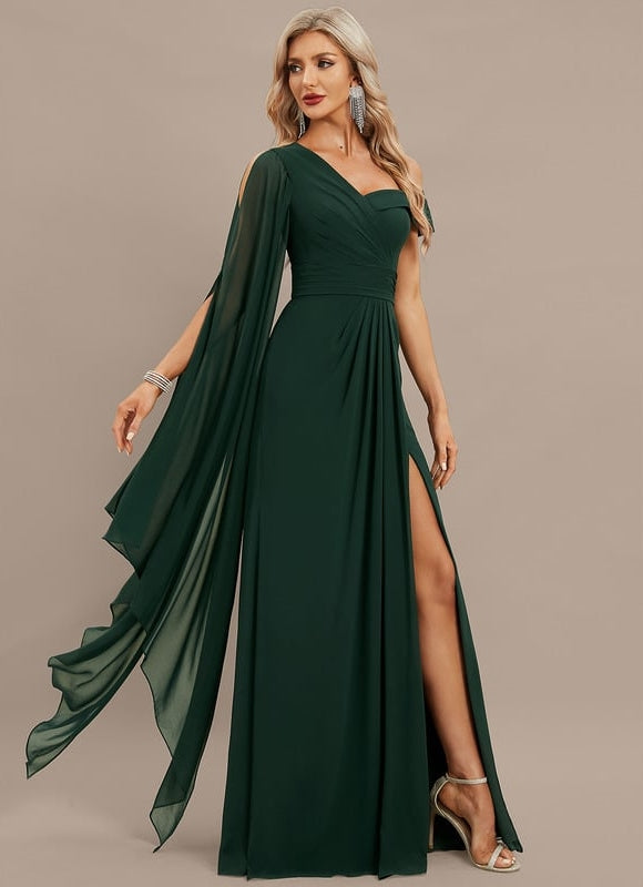 Robe de Soirée Col Évasé Élégance - gallery 4