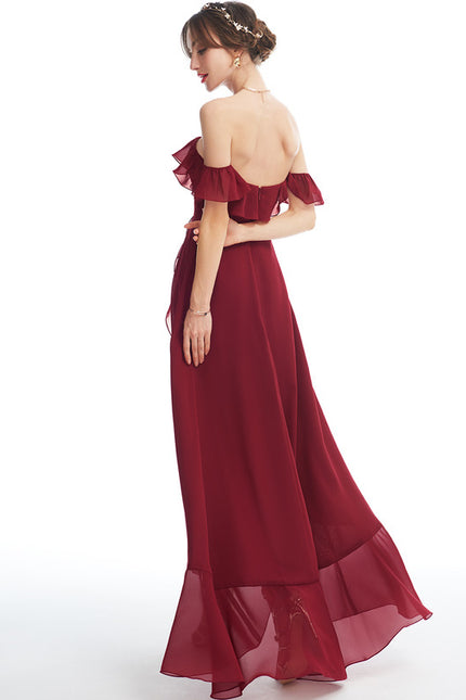 Robe de Soirée Asymétrique Vaporeuse - gallery 3