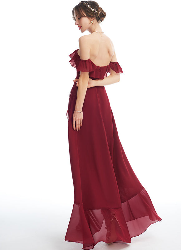 Robe de Soirée Asymétrique Vaporeuse - gallery 3