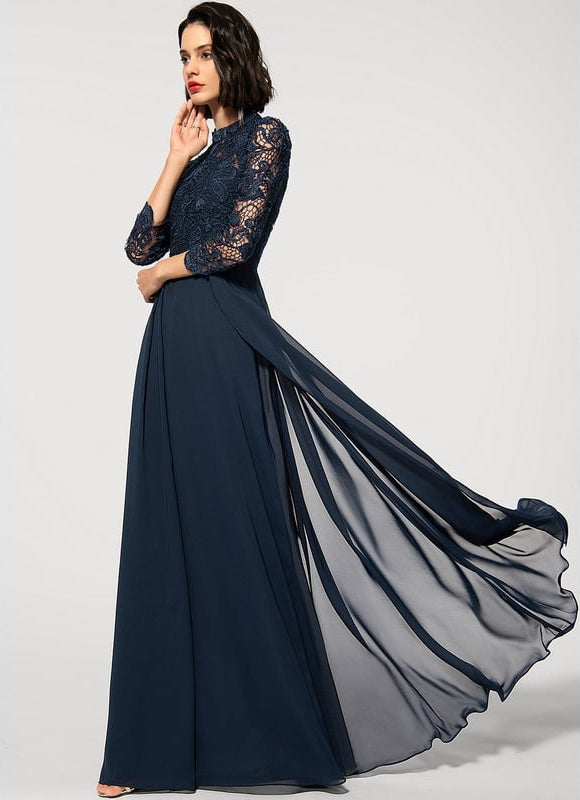 Robe de Soirée Nuit Marine - gallery 2
