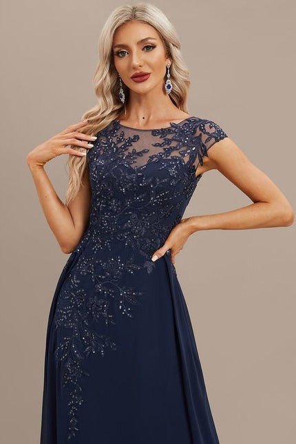 Robe de Soirée Illusion Étoilée - gallery 1