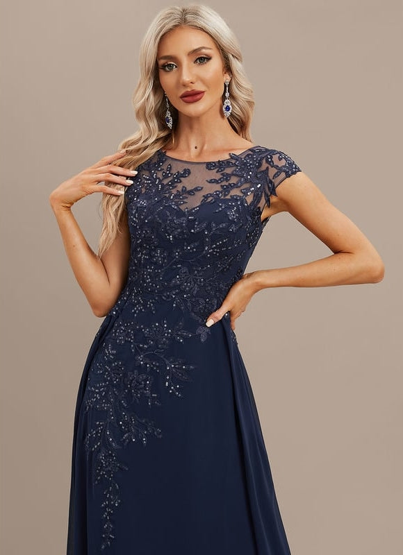 Robe de Soirée Illusion Étoilée - gallery 1