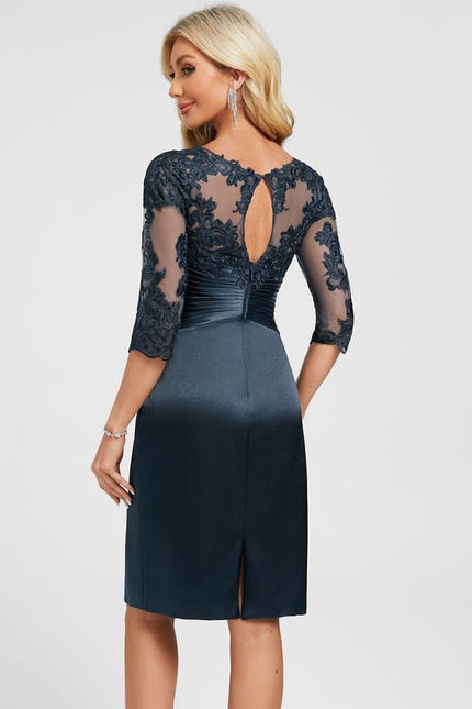 Robe de Soirée Satin Brodée - gallery 6