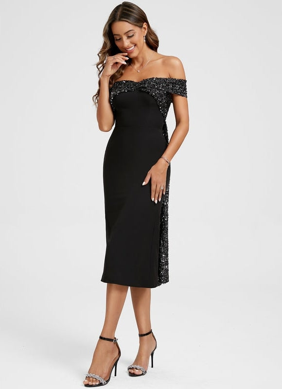 Robe de Soirée Glamour Scintillante - gallery 5