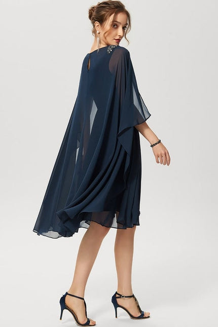 Robe de Soirée Voile Élégant - gallery 3