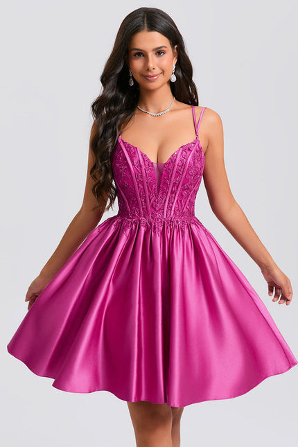 Robe de Soirée Satinée Éclatante - gallery 4