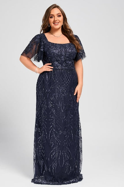 Robe de Soirée Éclat Marine - gallery 9