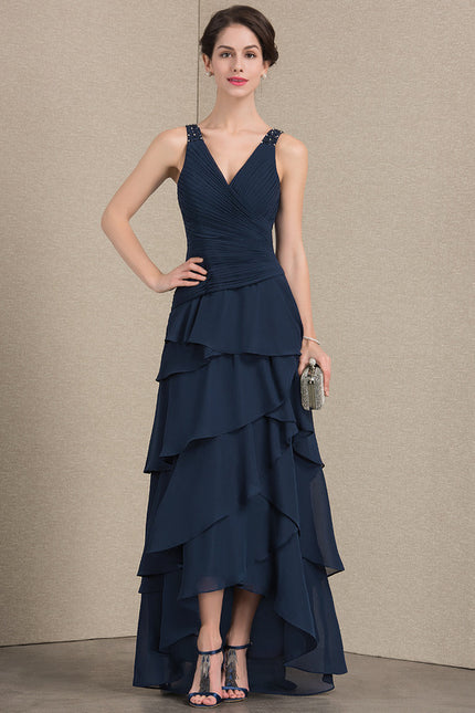 Robe de Soirée Gris Nuageux Chic - gallery 4