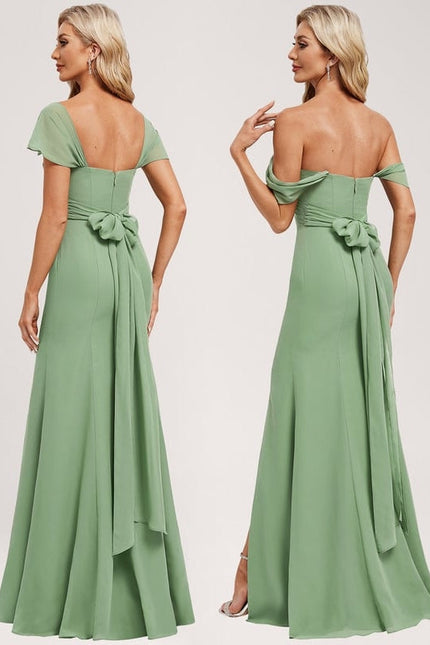 Robe de Soirée Vert Élégance - gallery 7