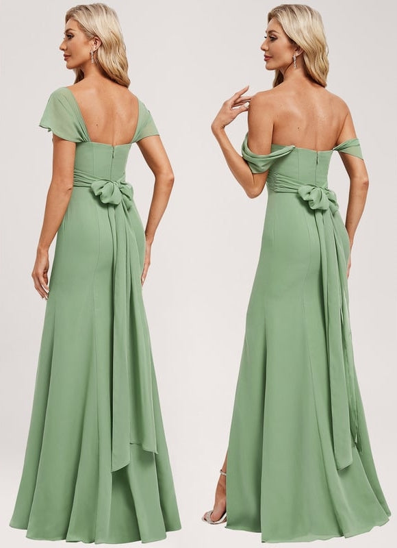 Robe de Soirée Vert Élégance - gallery 7