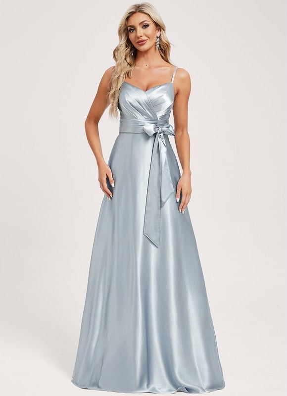 Robe de Soirée Dorée Fluide