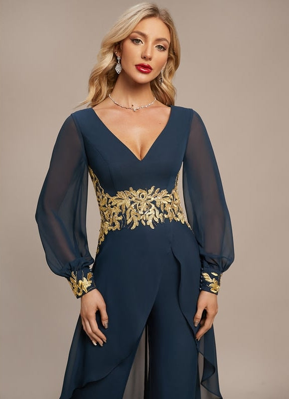 Robe de Soirée Chiffon Opulente - gallery 2