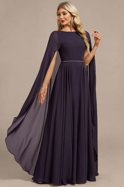 Robe de Soirée Mousseline Élégante - gallery 5