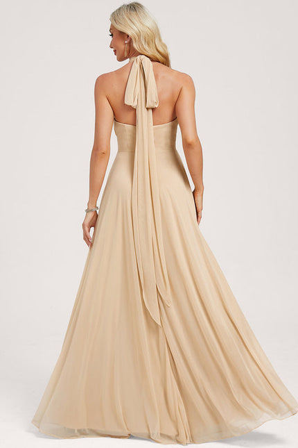 Robe de Soirée Élégante Sable - gallery 5