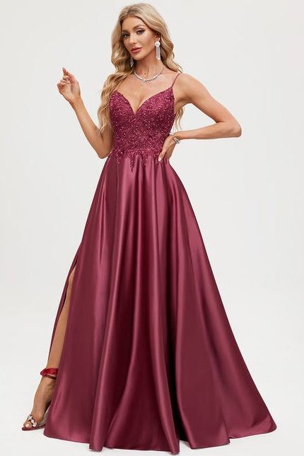 Robe de Soirée Satinée Éblouissante - gallery 2