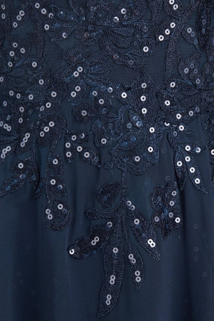 Robe de Soirée Élégance Marine - gallery 4
