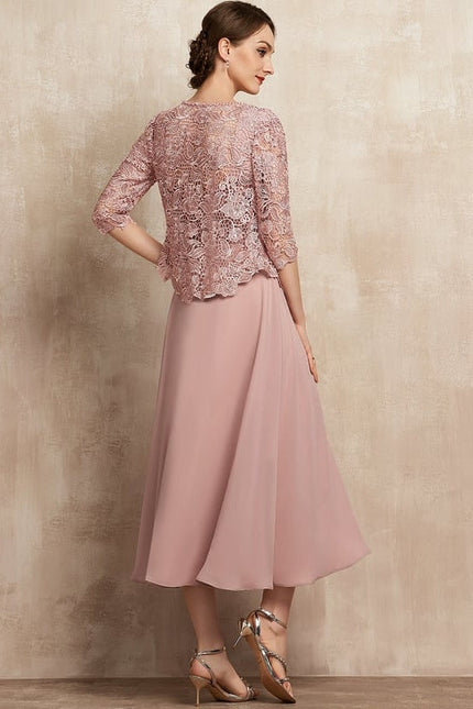 Robe De Soirée Rose Saumon - gallery 5
