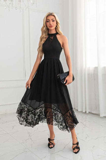 Robe de Soirée Dentelle Aérienne - gallery 6