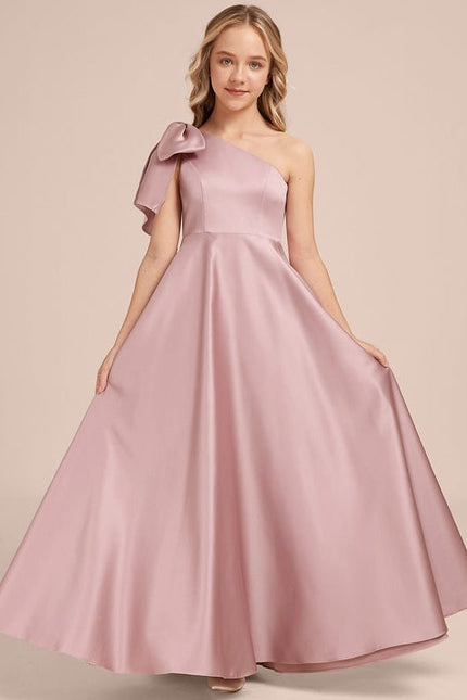 Robe de Soirée Rose Satiné Douce - gallery 5