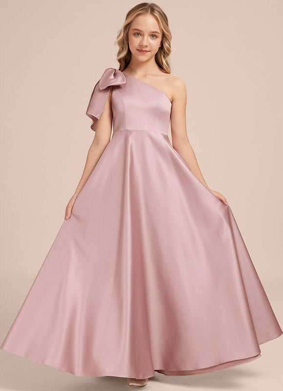 Robe de Soirée Rose Satiné Douce - gallery 5