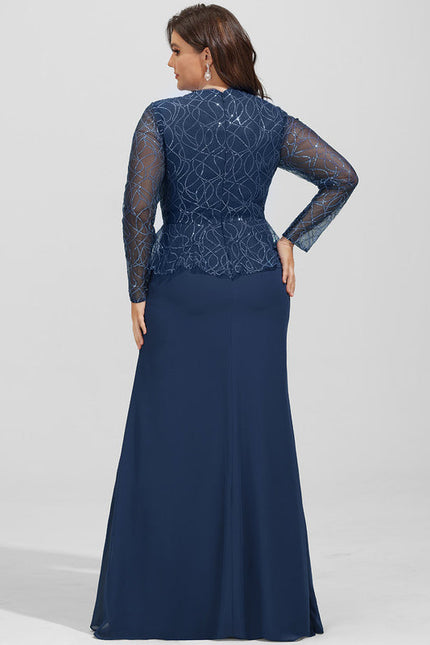 Robe de Soirée Velours Saphir - gallery 9