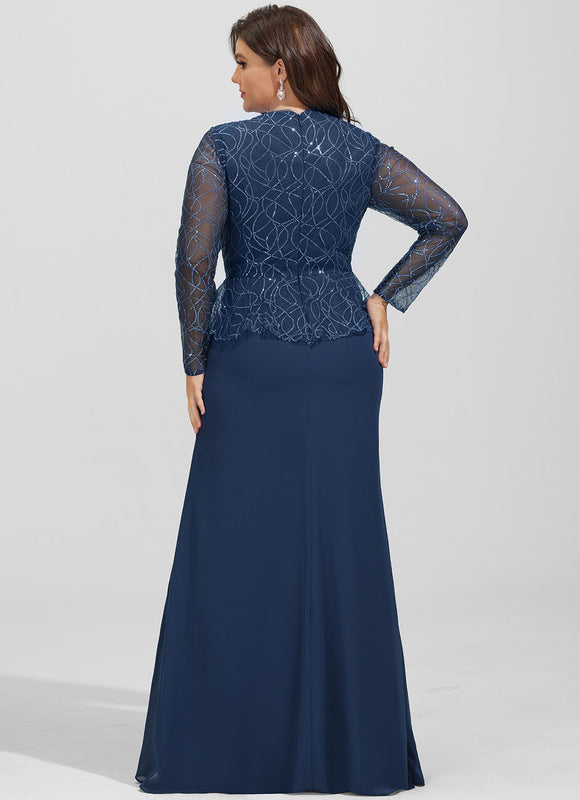 Robe de Soirée Velours Saphir - gallery 9