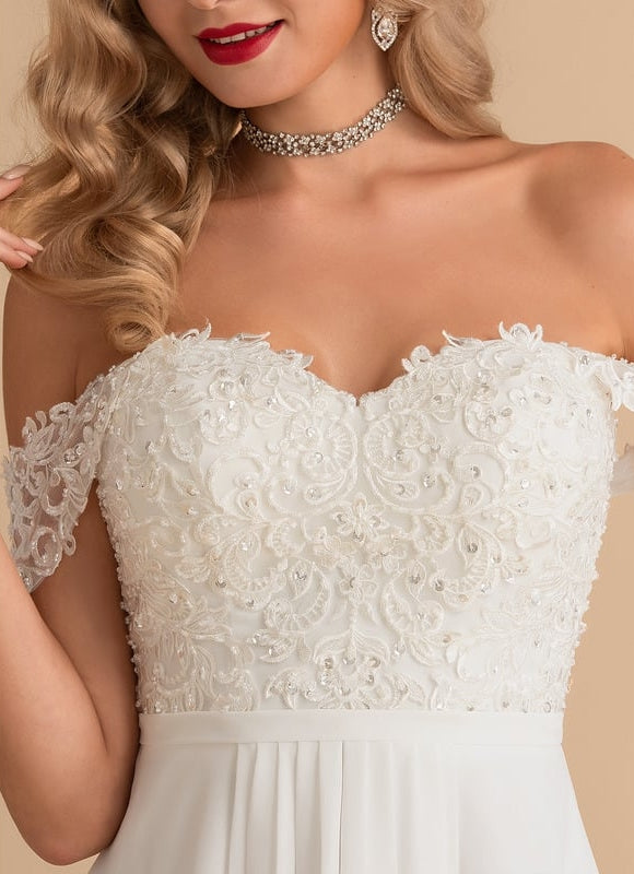 Robe de Soirée De Mariée Aérienne - gallery 3