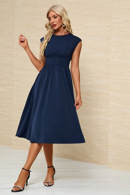 Robe de Soirée Midi Marine - gallery 2