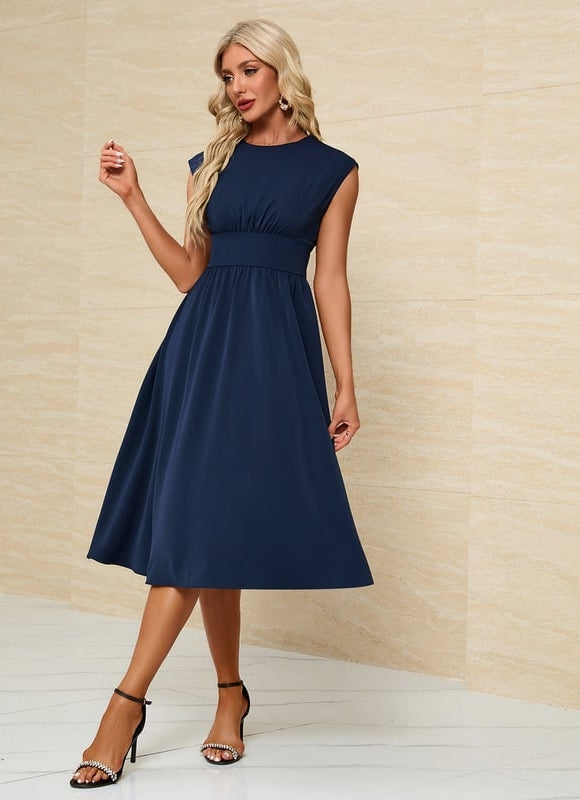 Robe de Soirée Midi Marine - gallery 2