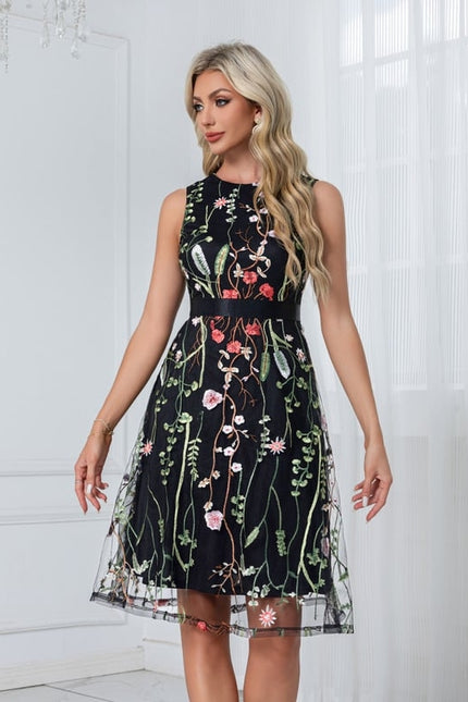 Robe de Soirée Dentelle Tulle - gallery 9