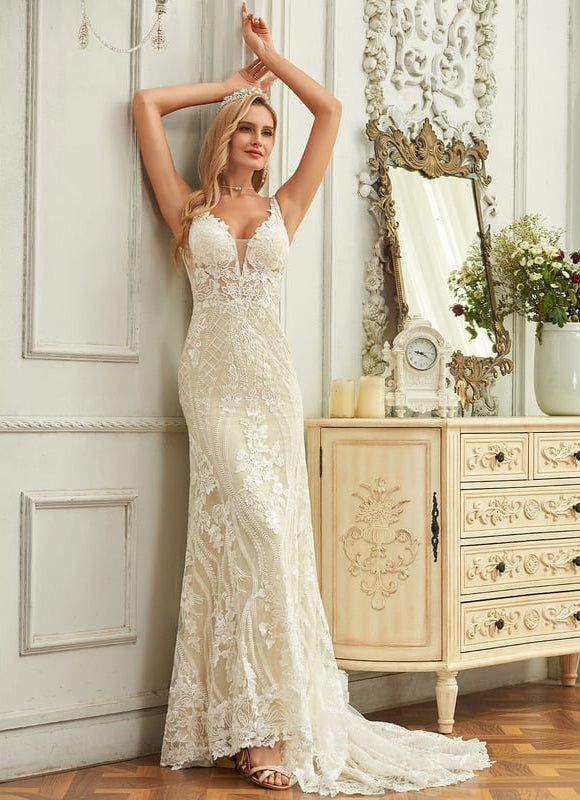Robe de Soirée Sirène Tulle - gallery 4