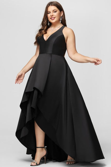 Robe Bustier Noire Longue De Soirée - gallery 5