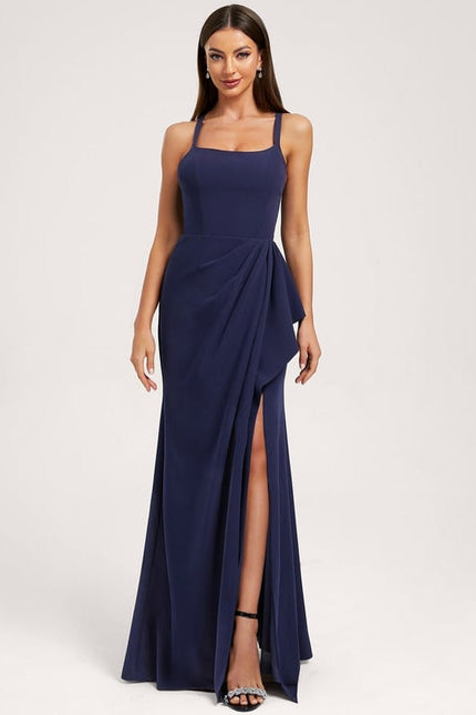 Robe de Soirée Crêpe Fluide