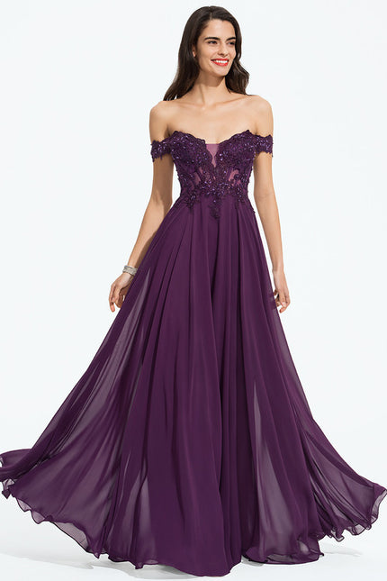 Robe de Soirée Éthérée Violette