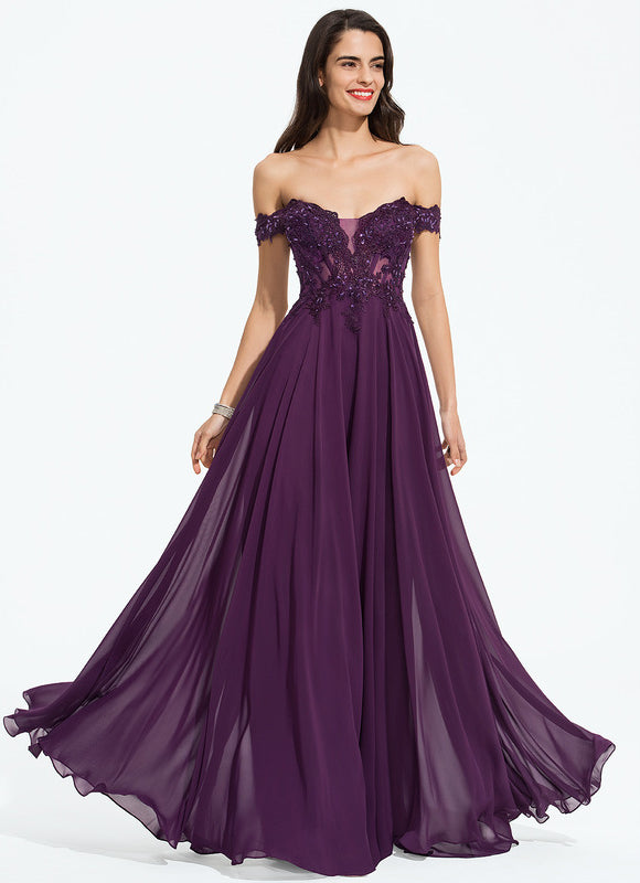 Robe de Soirée Éthérée Violette