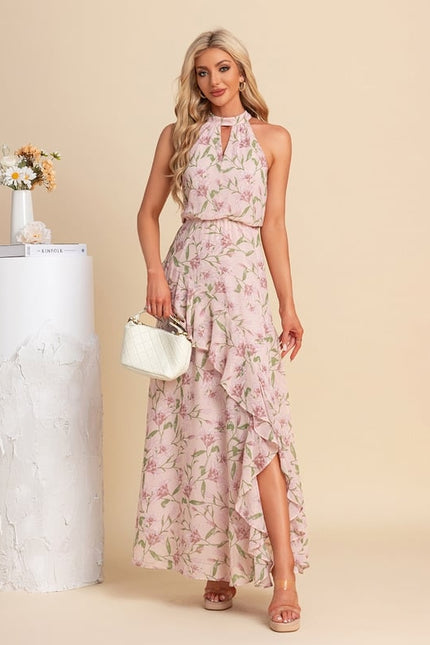 Robe de Soirée Fleurie Aérienne