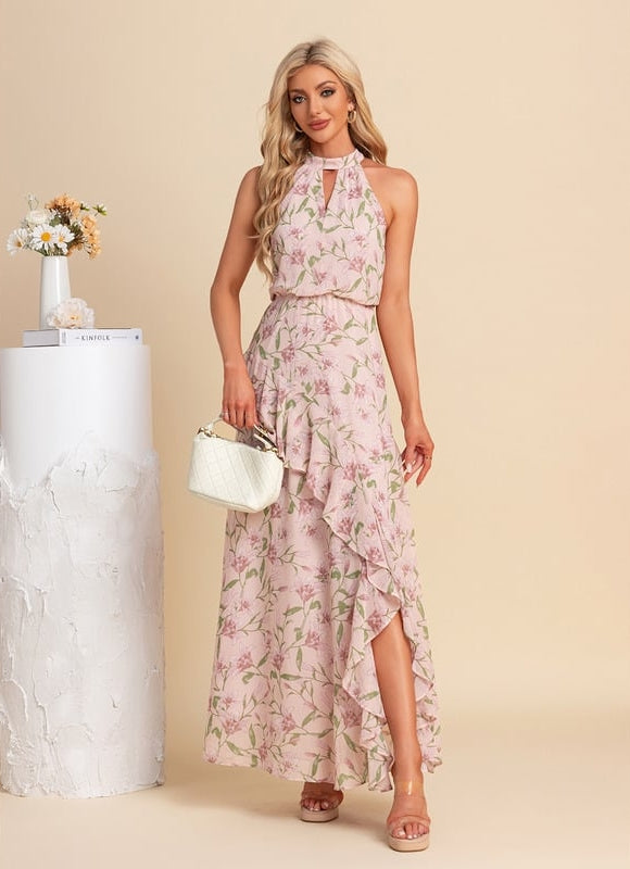 Robe de Soirée Fleurie Aérienne