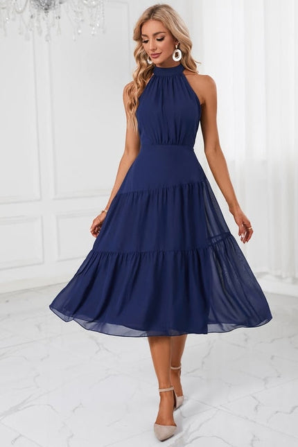 Robe de Soirée Nuit Marine Chic - gallery 4