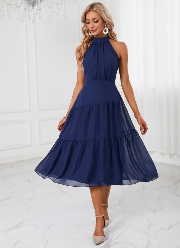 Robe de Soirée Nuit Marine Chic - gallery 4