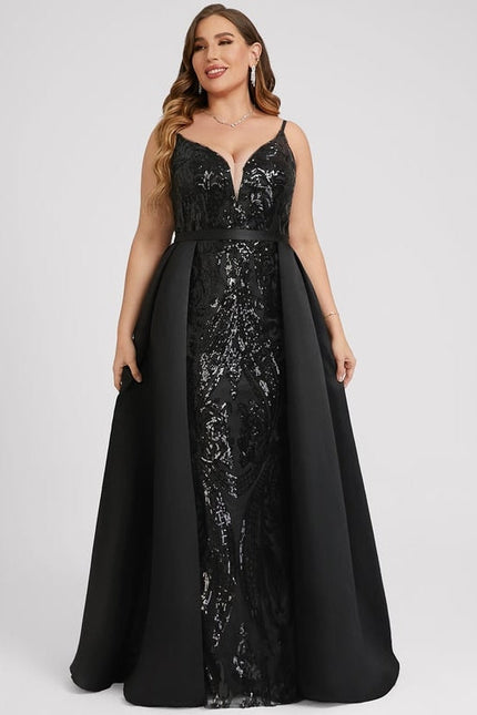 Robe de Soirée Noir Éclat - gallery 6