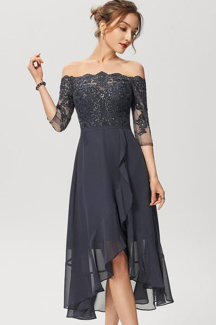 Robe de Soirée Velours Astral