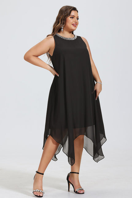Robe de Soirée Aérienne Ébène - gallery 8