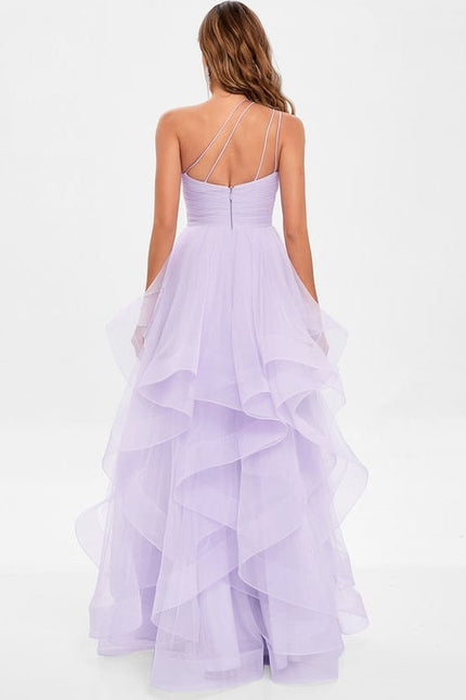 Robe de Soirée Violet Flottant - gallery 4